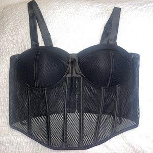 Black Bustier top